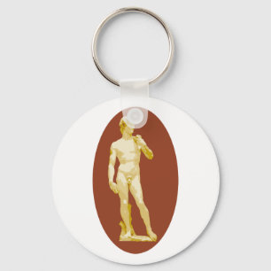 Michelangelo's David Keychain