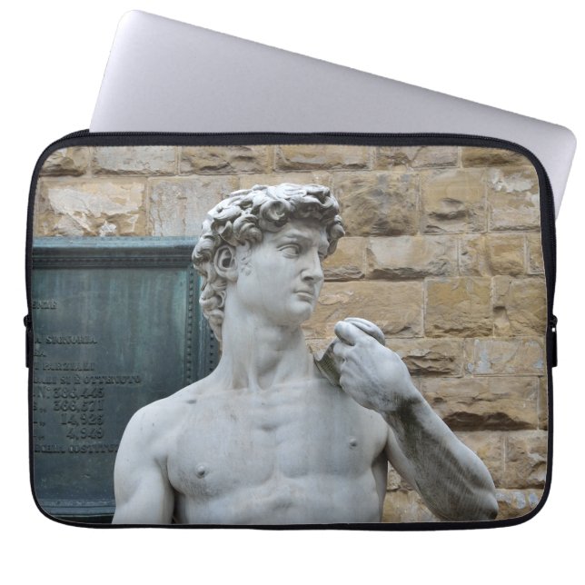 Michelangelo's David Laptop Sleeve (Front)