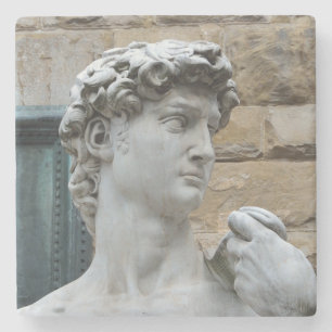 Michelangelo's David Stone Coaster