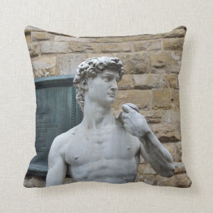 Michelangelo's David Throw Pillow
