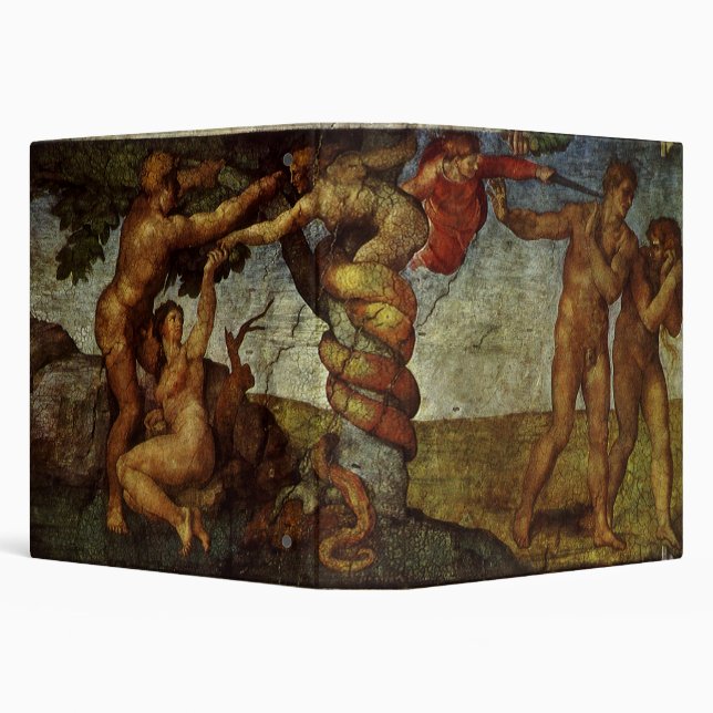 Michelangelo's Fall and Expulsion, Garden of Eden Binder (Background)
