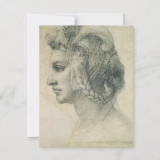 Michelangelo's Ideal Head of a Woman