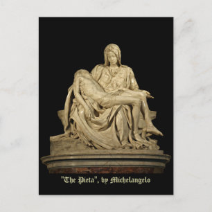 Michelangelo's Pieta Classic Renaissance Postcard