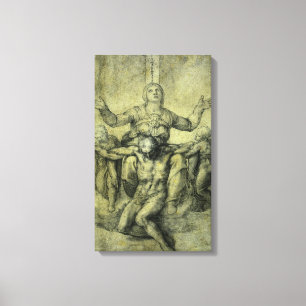 Michelangelo's Pieta for Vittoria Colonna Canvas Print