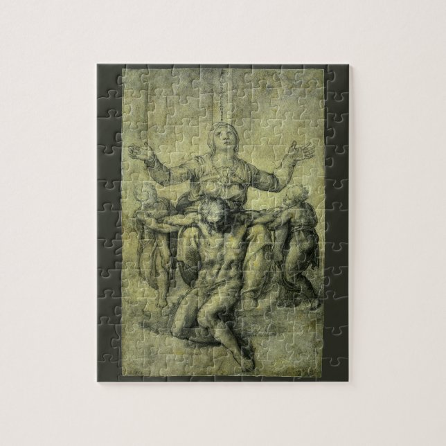 Michelangelo's Pieta for Vittoria Colonna Jigsaw Puzzle (Vertical)