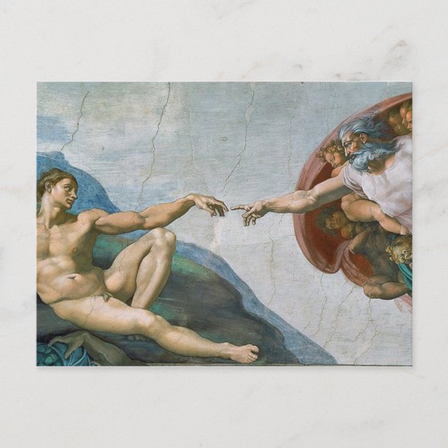 Michelangelo's Sistine Chapel Postcard (Front)