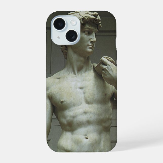 Michelangelo's Statue of David iPhone 15 Case (Back)