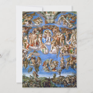 Michelangelo's The Last Judgement Invitation
