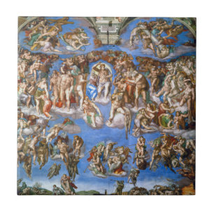 Michelangelo's The Last Judgement Tile