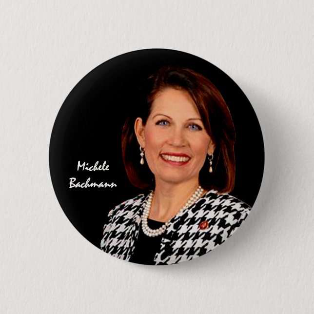 Michele Bachmann 2 Inch Round Button (Front)