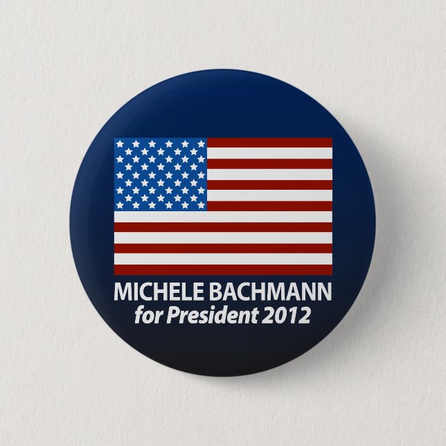 Michele Bachmann for President 2012 2 Inch Round Button (Front)