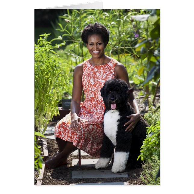Michele & Bo Obama (Front)
