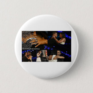 Michelle & Barack Obama Love 2 Inch Round Button