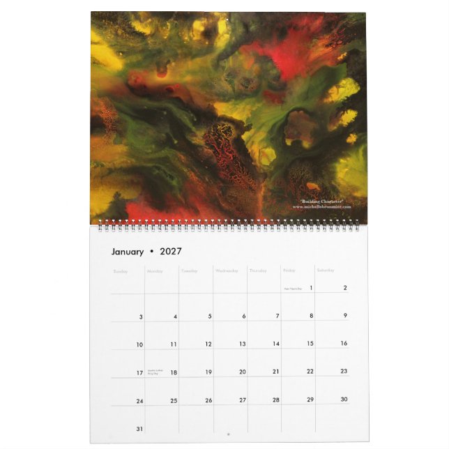Michelle Brunmier 2012 Calendar (Large) (Jan 2027)