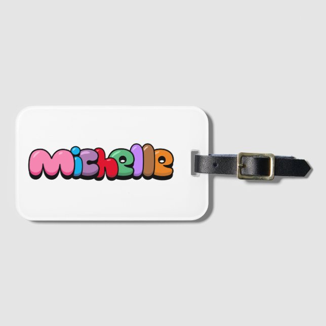 Michelle Luggage Tag (Front Horizontal)