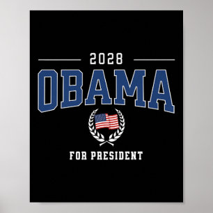 Michelle Obama 2028 For President Democrat Patriot Poster