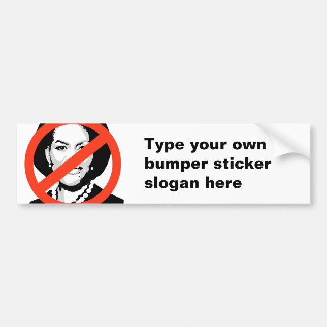 Michelle Obama Bumper Sticker (Front)