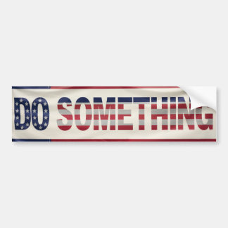 MICHELLE OBAMA 'DO SOMETHING' Bumper Sticker