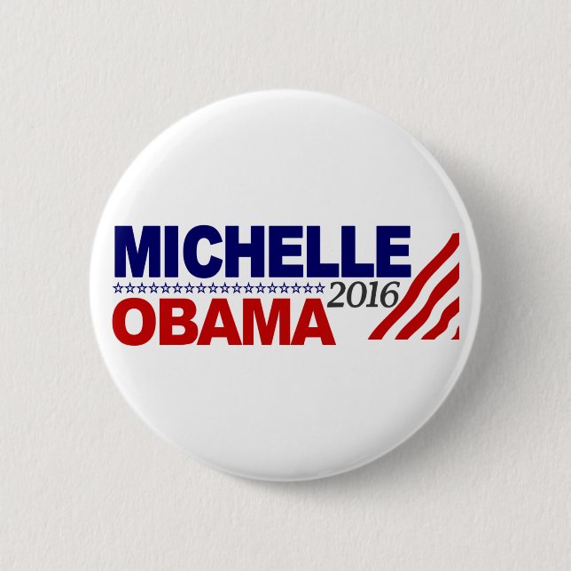 Michelle Obama For President 2016 2 Inch Round Button (Front)