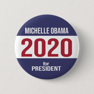 Michelle Obama For President 2020 USA Election 2 Inch Round Button