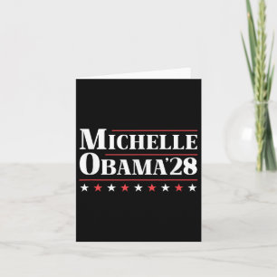 Michelle Obama For President 2028  Card