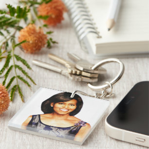 MICHELLE OBAMA  KEYCHAIN