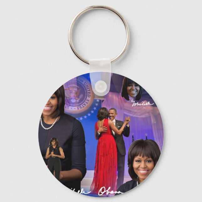 Michelle Obama Keychain (Front)