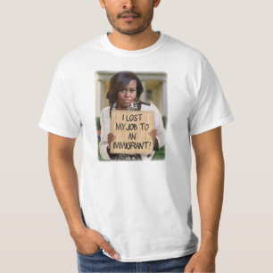 Michelle Obama - le travail perdu à un T-shirt