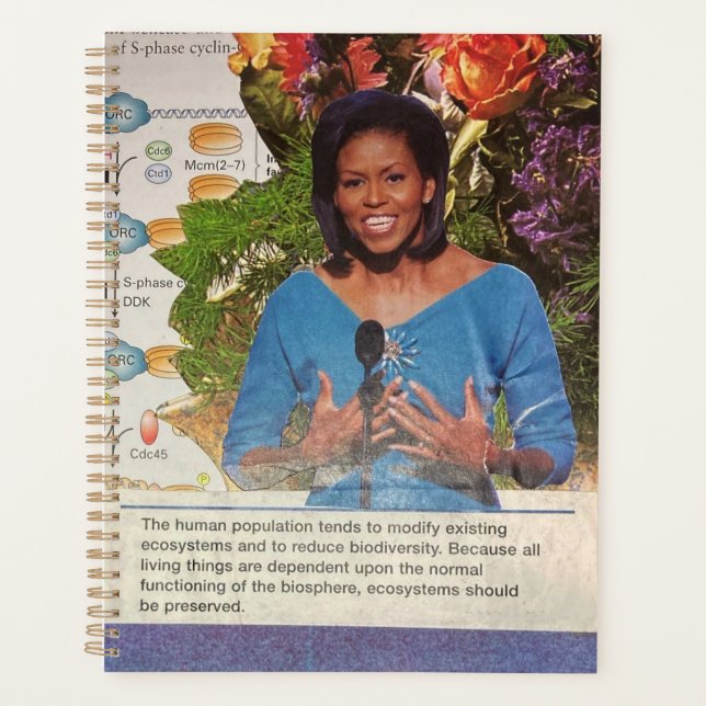 Michelle Obama Quote Biodiversity Climate Change Planner (Front)