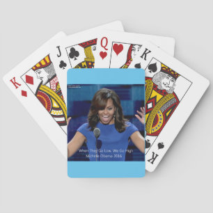 Michelle Obama "We Go High" Collectable Playing Cards