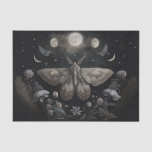Michelle's Fluttering Moon, Magnificent Moth Tissue Paper