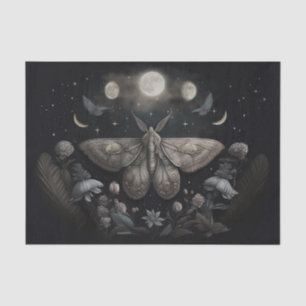 Michelle's Fluttering Moon, Silvery Moth Tissue Paper