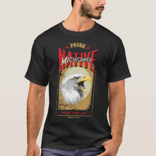 Michigamea Native American Eagle Spirit Vintage Ho T-Shirt