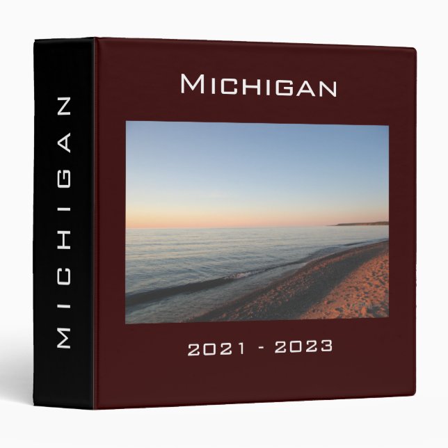 MICHIGAN 2021-2023 Classeur photo (Devant/Côté)