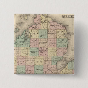 Michigan 3 2 inch square button