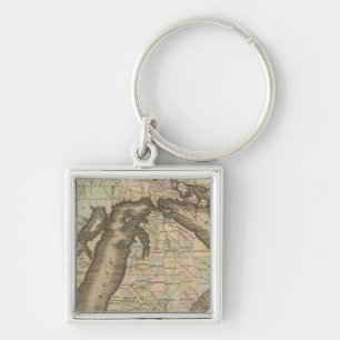Michigan 4 keychain