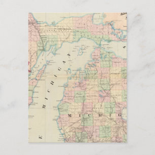 Michigan 7 postcard