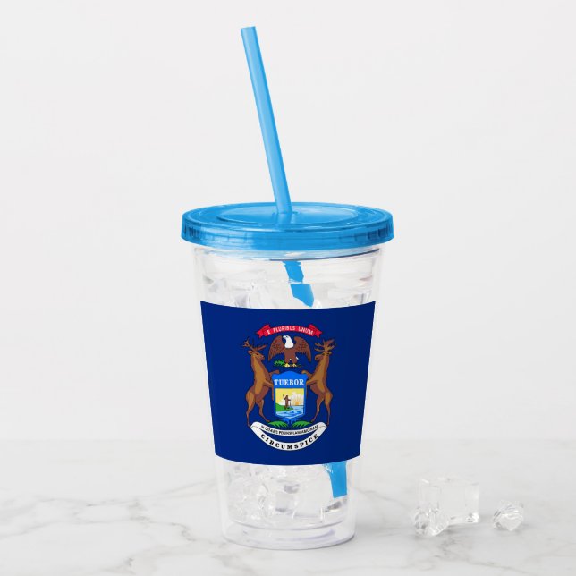 Michigan Acrylic Tumbler (Front Ice)
