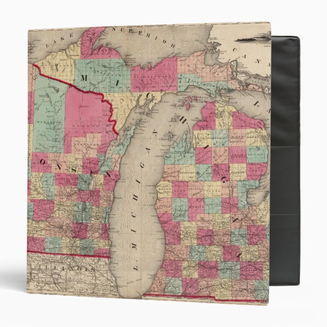 Michigan and Wisconsin Binder (Front/Inside)