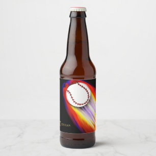 MICHIGAN BASEBALL BEER BOTTLE LABEL