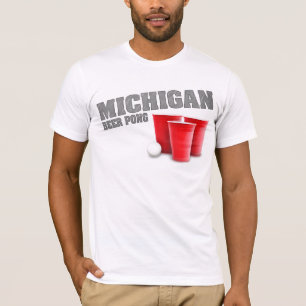 Michigan Beer Pong T-Shirt