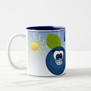 Michigan Blueberry Two-Tone Coffee Mug