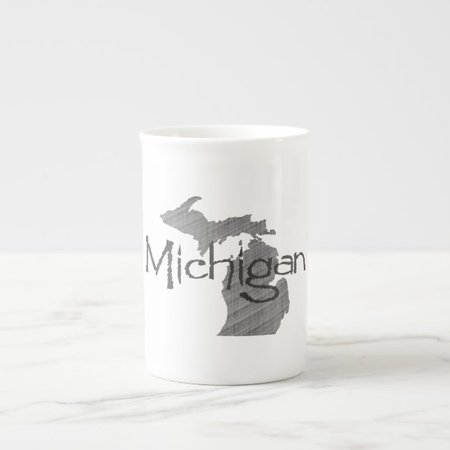 Michigan Bone China Mug (Front)