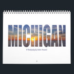 Michigan Calendar<br><div class="desc">This 12-month calendar features beautiful images from the Great Lakes State. Makes a great gift for family,  friends,  coworkers or even yourself!</div>