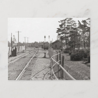 Michigan Central Railroad Yard Postcard