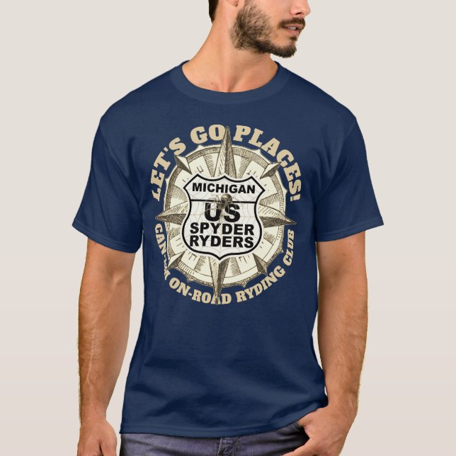 Michigan Chapter - Let's Go Places! T-Shirt (Front)