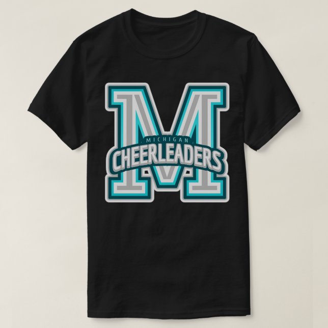 Michigan Cheerleader T-Shirt (Design Front)