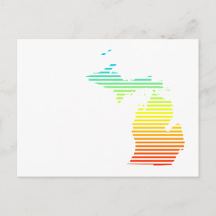 michigan chill fade postcard