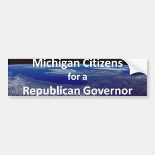 Michigan Citizens for a Republican Governor Bumper Sticker