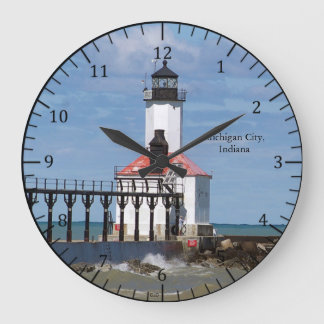 Michigan City Pierhead Light clock